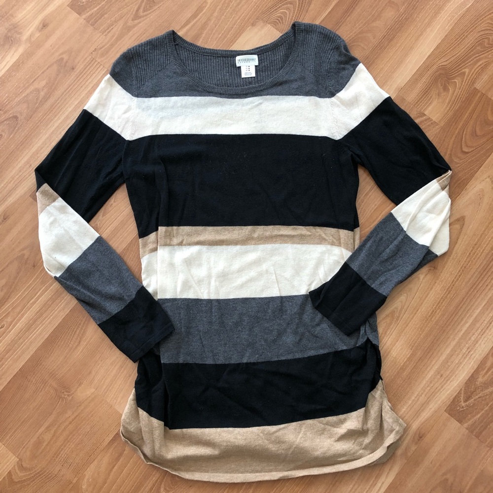 MATERNITY Striped Sweater